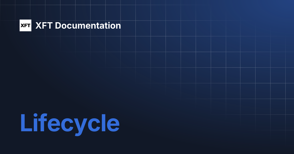 Lifecycle | BITNET | XFT Documentation